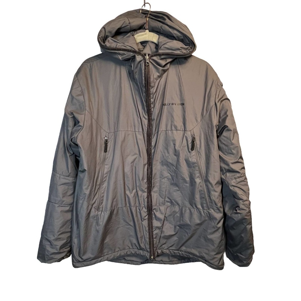 Helly Hansen Down Jacket Coat Gary Mens Large Zipper Close XL